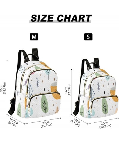 Mark Cup and Tree Fashion Backpack Purse Ladies Fashion Rucksack Travel Shoulder Bag Casual Daily Backpack Work Bag Small $18...