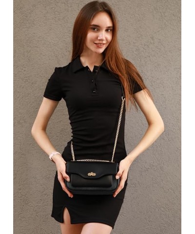 Crossbody Purse for Women, Small Shoulder Purse, Vegan Leather Shoulder Bag, Women's Crossbody Handbags Black $22.00 Crossbod...