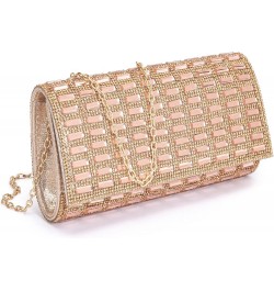 Women's Evening Handbags Rhinestone Purse Sparkling Crossbody Bag Wedding Prom Party Club Purses Envelope Purses Champagne $1...