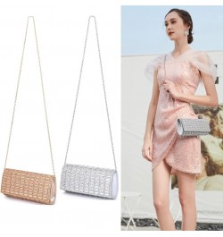 Women's Evening Handbags Rhinestone Purse Sparkling Crossbody Bag Wedding Prom Party Club Purses Envelope Purses Champagne $1...