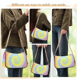 Unicorn Rainbow Magic Stars Shoulder Bag for Women Hobo Bags Small Chain Shoulder Bags Clutch Handbag Tote Crossbody Bag Purs...