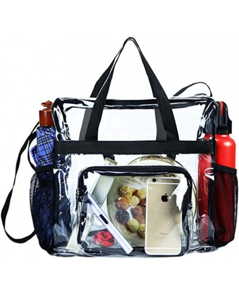 Large Capacity Transparent Crossbody Bag Perfect for Washing and Waterproofing Trval Black $14.27 Crossbody Bags