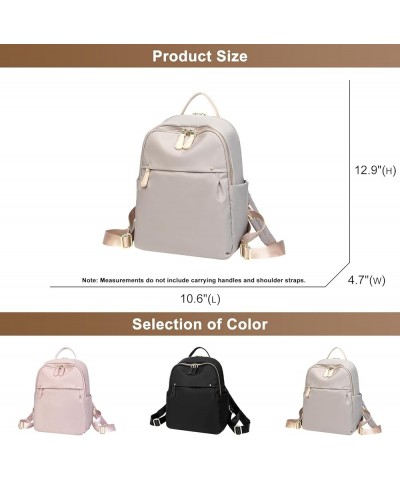 Fashion Multipurpose Backpack for Women, Lightweight Oxford Cloth Bookbag Ladies Designer Handbag Shoulder Bag Grey $30.07 Ba...