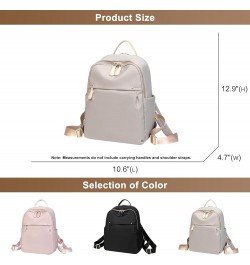 Fashion Multipurpose Backpack for Women, Lightweight Oxford Cloth Bookbag Ladies Designer Handbag Shoulder Bag Grey $30.07 Ba...