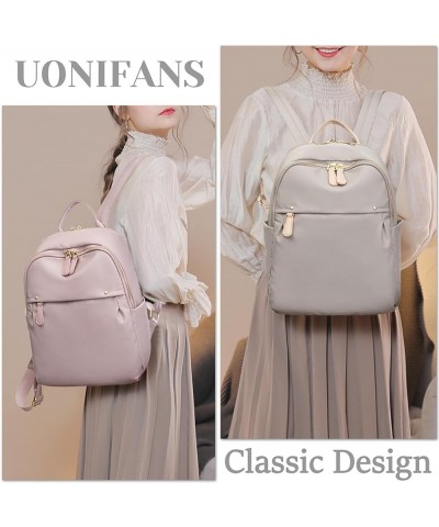 Fashion Multipurpose Backpack for Women, Lightweight Oxford Cloth Bookbag Ladies Designer Handbag Shoulder Bag Grey $30.07 Ba...