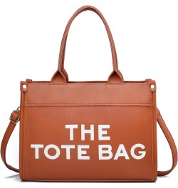 Tote Bag for Women Satchel Purse and Handbags Ladies Shoulder Totes Bag Crossbody Bags 1-5-a Brown $17.10 Totes