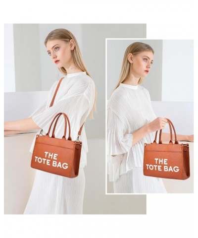 Tote Bag for Women Satchel Purse and Handbags Ladies Shoulder Totes Bag Crossbody Bags 1-5-a Brown $17.10 Totes