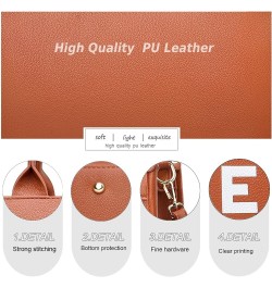 Tote Bag for Women Satchel Purse and Handbags Ladies Shoulder Totes Bag Crossbody Bags 1-5-a Brown $17.10 Totes