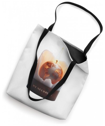 We need peace: World Peace Candle Tote Bag $13.72 Totes