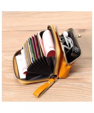 Ladies Coin Purse With Zipper and Kiss Lock Womens Wallet $16.19 Wallets