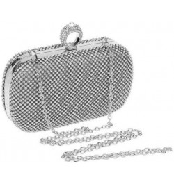 Rhinestone Evening Clutch Black $18.00 Evening Bags