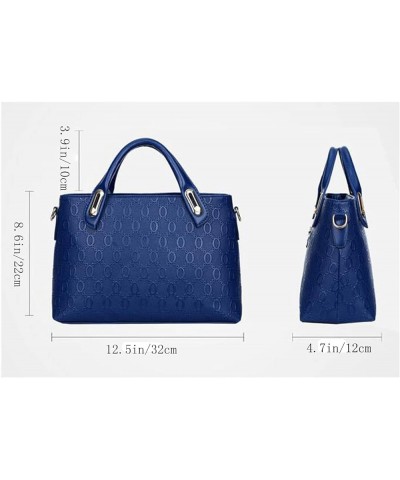 Women Soft Synthetic PU Leather Metal Chain Tote Satchel Crossbody Shoulder Handbags Bear ornament Clutches-Brown Blue $40.28...