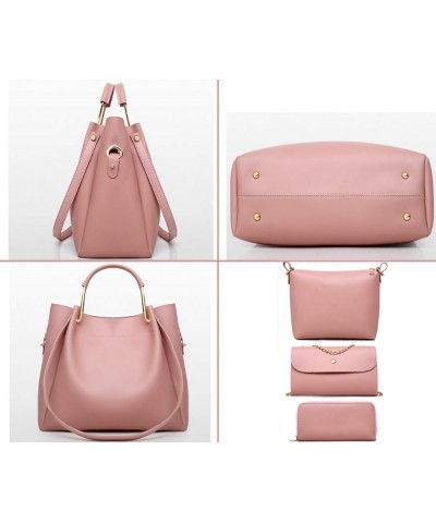 Women Handbags PU Leather Large Shoulder Cross-body Bags Satchel Tote Bags Purse Red $37.86 Totes