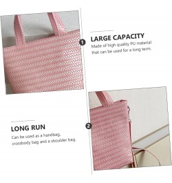 3 Pcs Woven Tote Crossbody Sling Bags for Women Ladies Tote Handbags Woman Crossbody Bag Mini Woven Pinkx3pcs $14.36 Shoulder...