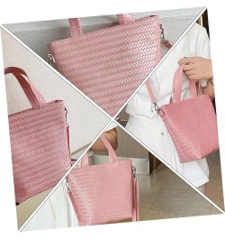 3 Pcs Woven Tote Crossbody Sling Bags for Women Ladies Tote Handbags Woman Crossbody Bag Mini Woven Pinkx3pcs $14.36 Shoulder...