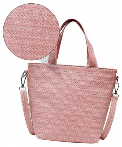 3 Pcs Woven Tote Crossbody Sling Bags for Women Ladies Tote Handbags Woman Crossbody Bag Mini Woven Pinkx3pcs $14.36 Shoulder...