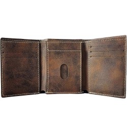 Donaldson Irish Coat of Arms Rustic Leather Wallet $16.17 Wallets