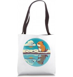 Groundhog Day Reflection Forecast Prediction Adorable Ground Tote Bag $13.42 Totes