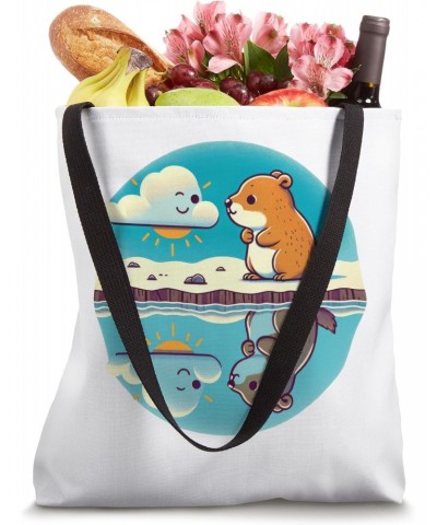 Groundhog Day Reflection Forecast Prediction Adorable Ground Tote Bag $13.42 Totes