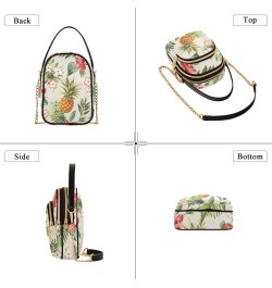 Joko lvery Flowers Pineapple Cross Body Purse Chain Shoulder Bag Handbag Crossbody Bags for Work Women Gifts $11.21 Crossbody...