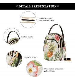 Joko lvery Flowers Pineapple Cross Body Purse Chain Shoulder Bag Handbag Crossbody Bags for Work Women Gifts $11.21 Crossbody...