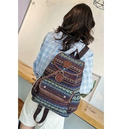 Women's Backpack Purse Fashion Backpack bag Boho Backpack Shoulder Bag Outdoor Travel Bag Blue $22.33 Backpacks