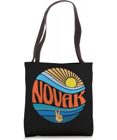 Novak Shirt Vintage Sunset Novak Groovy Tie Dye Tote Bag $11.45 Totes