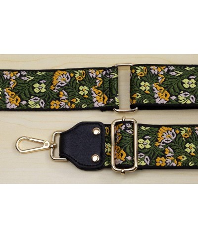 ALLZEDREAM Purse Strap Crossbody Replacement Handbag Shoulder Bag 2" Wide Adjustable Embroidered Lace Sequins Autumn $11.79 C...