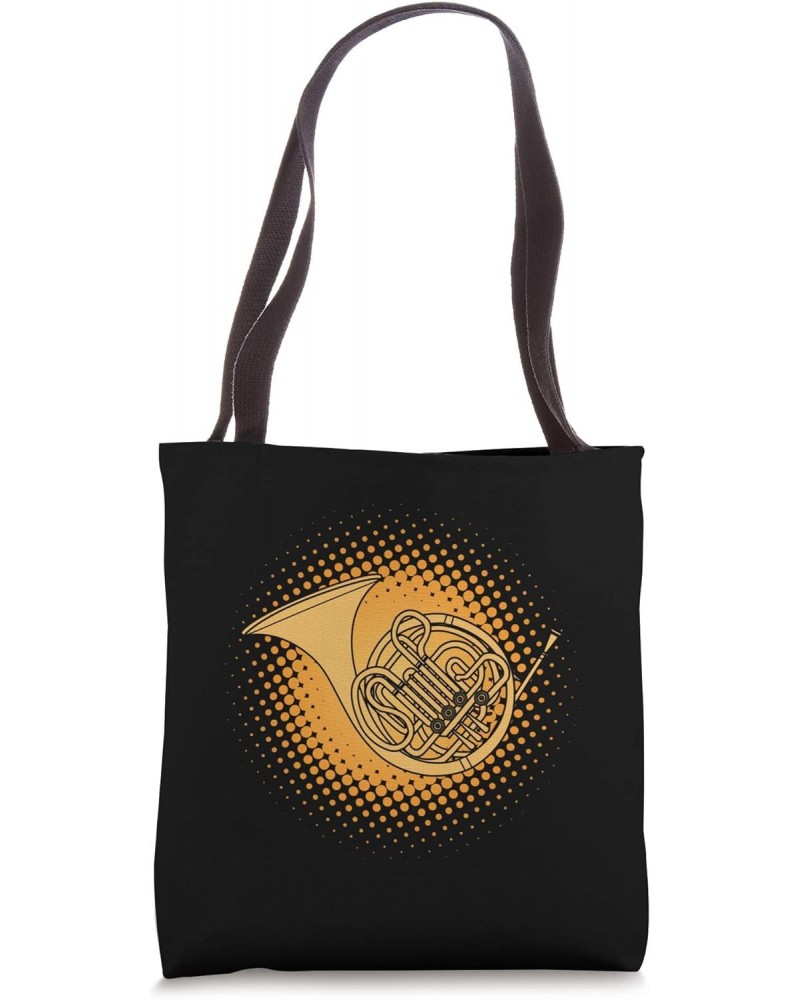 Horn Player Gift French Horn Instrument Music Tote Bag $13.63 Totes