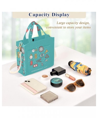 Road Kit Pattern Women's Tote Handbags Top Handle Satchel Shoulder Bag Crossbody Bag S $18.47 Totes