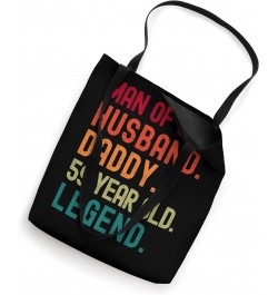 Man of God Husband Dad Funny 59th Birthday Vintage Dad 1964 Tote Bag $14.95 Totes