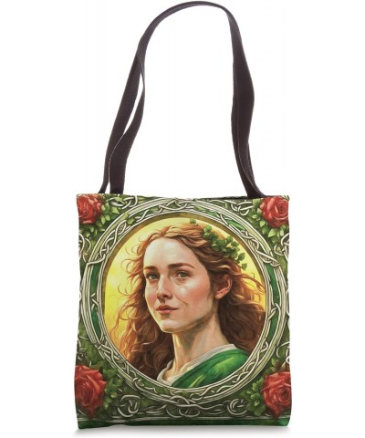 Santes Dwynwen The Patron Saint Of Lovers Tote Bag $14.09 Totes