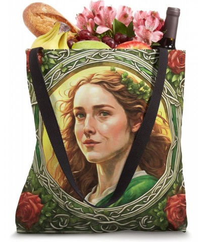 Santes Dwynwen The Patron Saint Of Lovers Tote Bag $14.09 Totes