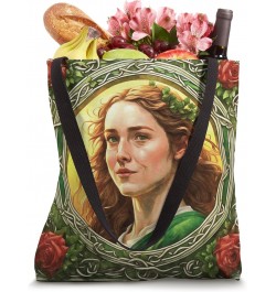 Santes Dwynwen The Patron Saint Of Lovers Tote Bag $14.09 Totes