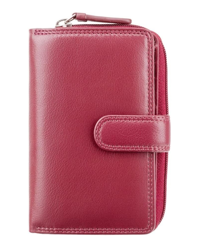 Heritage-33 Ladies Multi Soft Leather Card Holder Wallet and Purse (Chocolate Brown), Medium Red $18.54 Wallets