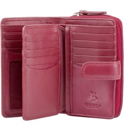 Heritage-33 Ladies Multi Soft Leather Card Holder Wallet and Purse (Chocolate Brown), Medium Red $18.54 Wallets