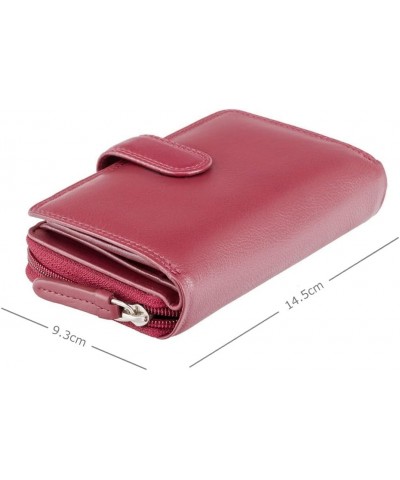 Heritage-33 Ladies Multi Soft Leather Card Holder Wallet and Purse (Chocolate Brown), Medium Red $18.54 Wallets