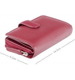 Heritage-33 Ladies Multi Soft Leather Card Holder Wallet and Purse (Chocolate Brown), Medium Red $18.54 Wallets