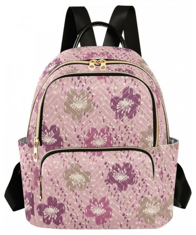 Floral Ornament Women Backpack Purse Shoulder Bag Color Medium $14.52 Backpacks