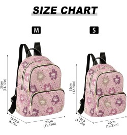 Floral Ornament Women Backpack Purse Shoulder Bag Color Medium $14.52 Backpacks