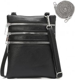 Large Crossbody Bags for Women Shoulder Bag with Chains Crossbody Purse Hobo Tote Bag Multi-Pocket Bag (Black) Black $18.61 T...