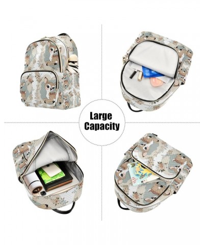 Mini Backpack Purse for Women, Cute Vintage Fawn Travel Bag Casual Daypack Shoulder Bag Medium $15.04 Backpacks