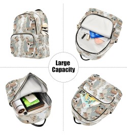 Mini Backpack Purse for Women, Cute Vintage Fawn Travel Bag Casual Daypack Shoulder Bag Medium $15.04 Backpacks