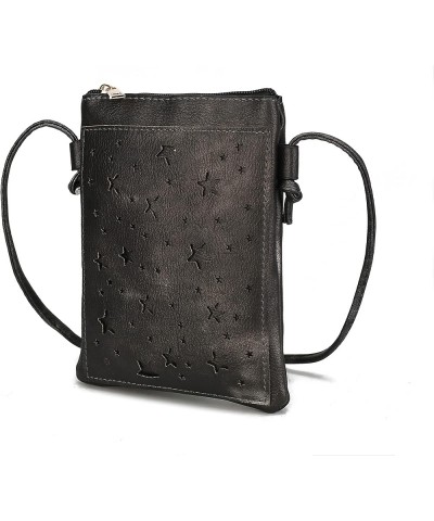 Crossbody Bags for Women Handbag, PU Leather Crossover, Small Shoulder Side Messenger Purse Jana Black $11.96 Crossbody Bags