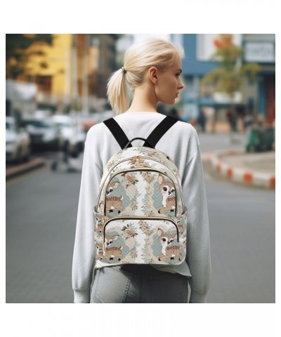 Mini Backpack Purse for Women, Cute Vintage Fawn Travel Bag Casual Daypack Shoulder Bag Medium $15.04 Backpacks