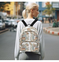 Mini Backpack Purse for Women, Cute Vintage Fawn Travel Bag Casual Daypack Shoulder Bag Medium $15.04 Backpacks