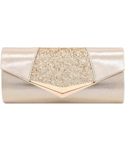 Fashion Women Envelope Clutch Purse Glitter Sequins Evening Bag Shiny Wedding Party Handbag Shoulder Bag Gold $14.87 Evening ...