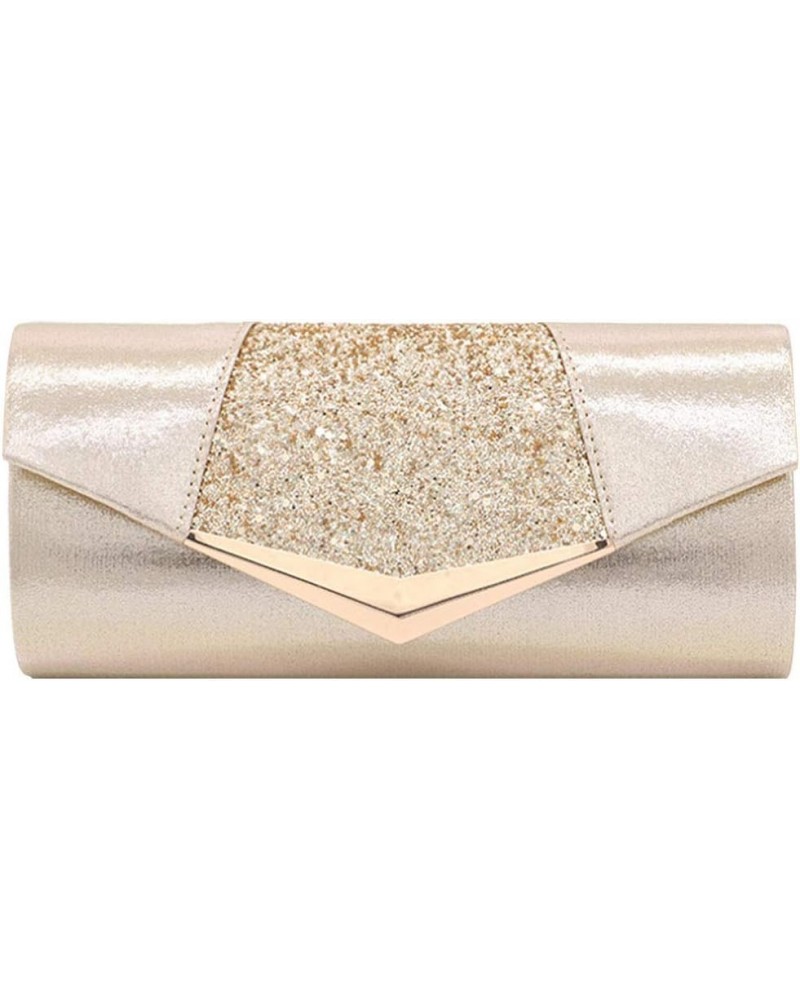 Fashion Women Envelope Clutch Purse Glitter Sequins Evening Bag Shiny Wedding Party Handbag Shoulder Bag Gold $14.87 Evening ...