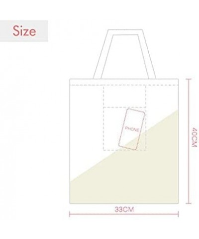 Science Cell Microcosc Pattern Tote Canvas Bag Shopping Satchel Casual Handbag $14.26 Totes