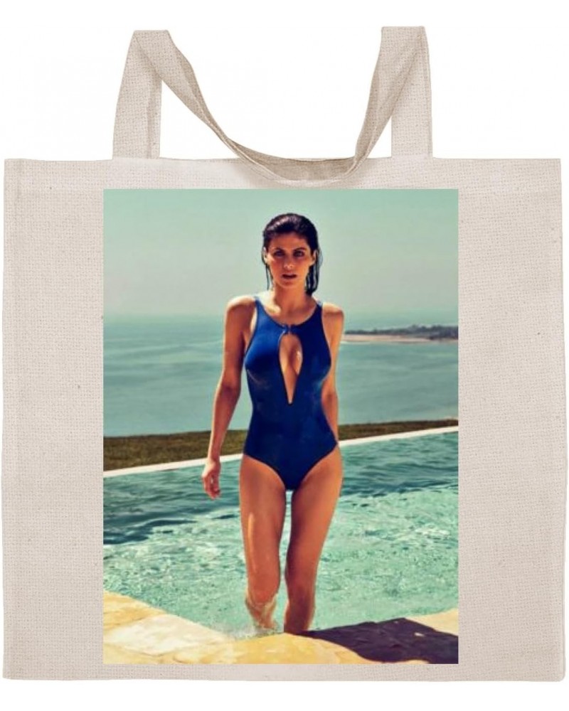 Alexandra Daddario - Cotton Photo Canvas Grocery Tote Bag IDPP999112 $18.97 Totes